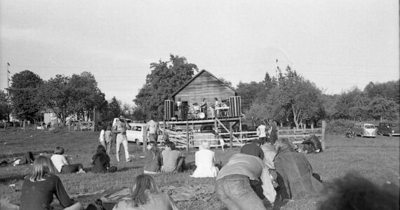 1970 Beachcomber Photo
A scene from Vashon’s 1970 Memorial Day Rock Festival.