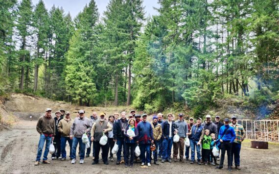 Courtesy Photo
Participants gather at the Vashon Sportsmen’s Club for the annual Turkey Shoot, a longstanding community tradition before Thanksgiving.