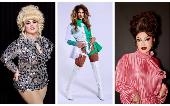Courtesy Photos
(Left to right) Brandi Marxxx, Athena and Sativa are the stars of a holiday drag show at Snapdragon on Dec. 13 at Snapdragon Bakery & Café.