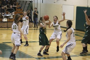 Kate Atwell intimidates a Logger while Annika Hille (10)