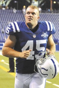 Matt Overton is the grandson of islander and football coach Paul Wallrof.