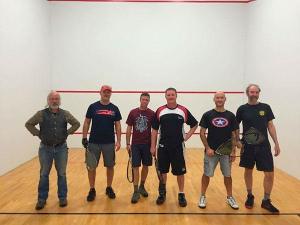 Participants in VAC’s Thanksgiving tournament taking a break.