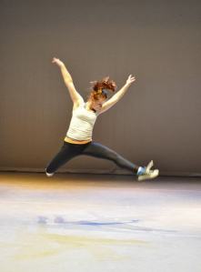 Islander Grace Derrer performs in Original Works.