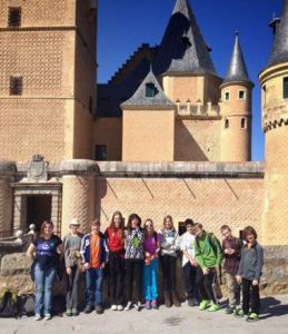 Harbor School students gather in Segovia