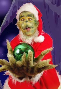 Steffon Moody as the Grinch.