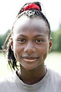 Abigail Kim is competing in the Junior Olympics.