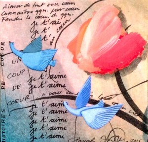 A painting by islander Pascale Judet that will be on display at VALISE during the First Friday Gallery Cruise.