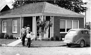The top photo of the Vashon Library was taken in 1947.
