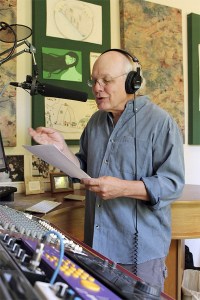 Voice actor Jeff Hoyt records in his home studio on Vashon.