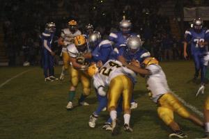 The Vashon Pirate football team struggled to hold the lead on Friday and ultimately lost to the Chimacum Cowboys