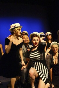 The cast of “Company” rehearse for two performances this weekend.