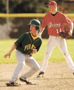 The Pirate baseball team won two games and lost one last week.