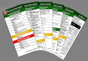 This series of cards is available for free at several island stores where garden supplies are sold.