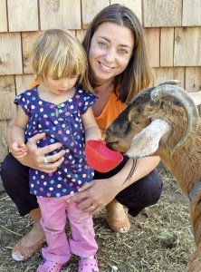Betsey Archambault with her daughter Emerson.