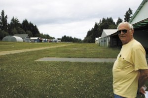 Bob Therkelsen says squabbles at the airport are making him weary.