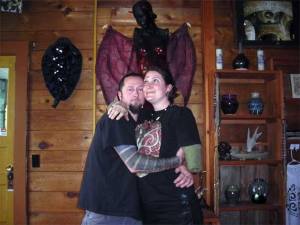 Matt and Mandy Musclerat are the owners of Spiral Gallery.