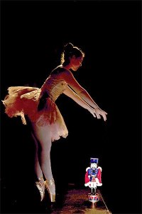 Sally Walker rehearses for “The Nutcracker.”