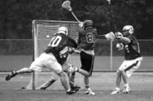 Gregor Davidheiser scores one of his four goals against Garfield.