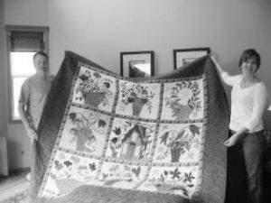 SUPPORTING THE TROOPS: Steve Swanson and his wife Star of Snoqualmie