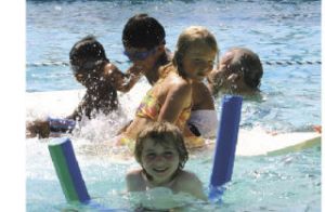 The King County pool on Vashon was a lively scene last weekend