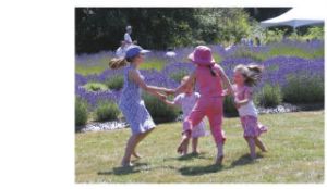 Children on Saturday dance at Fox Hill Farm
