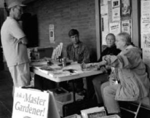Master gardeners Michael Laurie