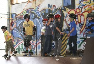 The BARC skatepark has been used by more than 300 kids this year.