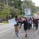 VHS students walk out, protest Trump