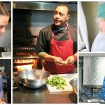 Island foodies clockwise from bottom left: Vashon Island Baking Company&rsquo;s Samantha Weigand, Bramble House chef and owner Lia Lira, Gravy chef Dre Neeley, Tall Clover Farm&rsquo;s Tom Conway and Orca Eats&rsquo; Emily Wigley.