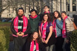 Vashon’s Teen Council in Olympia for Teen Lobby Day