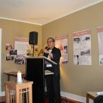 Joe Okimoto addresses those gathered on Sunday. (Susan Riemer/Staff Photo)