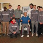 VHS basketball players meet with 95-year-old alum