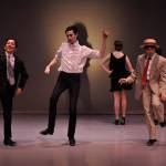 Students rehearse for &ldquo;Original Works.&rdquo; (Emily Browne Photo)