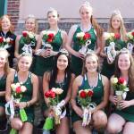 Girls’ tennis celebrates 13 seniors, six move on to district tournament