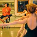 Christine Juarez teaches her Ballet 4 students. (Courtesy Photo)