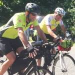 After two months, duo finishes cross-country bicycle trip