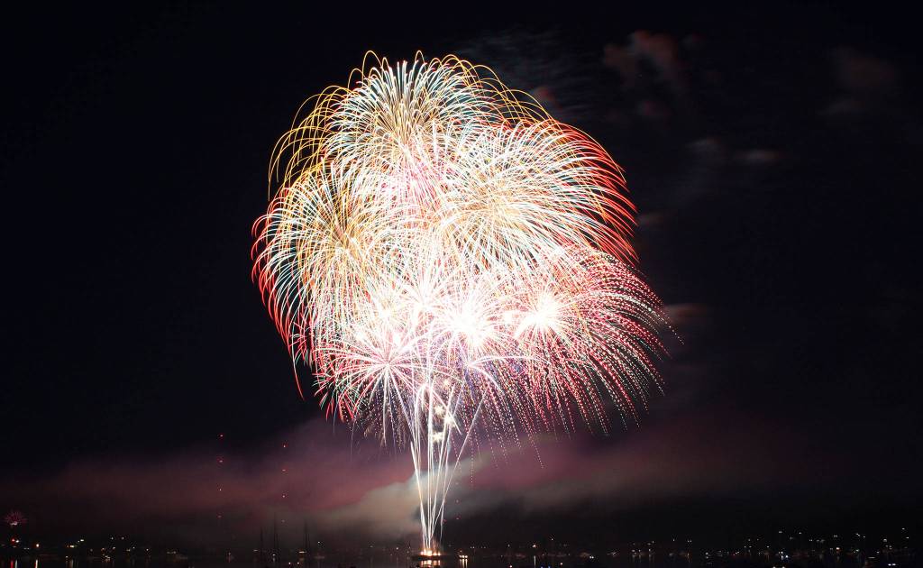 Quartermaster fireworks show (Soren Norbeck Photo)