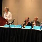 Islander and Rotarian Amy Huggins speaks about the Music Mends Minds program at the Rotary International Conference in Atlanta, Georgia, earlier this summer. (Courtesy photo)