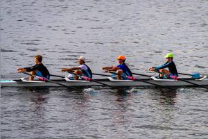 Young rowing team sees success at Tail of the Lake regatta