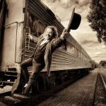 Gregg Curry at the Northwest Railway Museum, Snoqualmie, Washington. (Rick Dahms Photo)