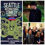 Comedians participating in the Seattle International comedy competition will take to Vashon Theatre Wednesday (left), island performing artist Kevin Joyce will present a show Friday that he is billing as music and humor for dark times (top right), Vashons Free Range Folk Choir will present a show featuring songs of hope and thanksgiving Friday (bottom right). (Courtesy Photos)