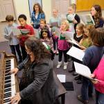 Chorale performance and sing-along