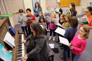 Chorale performance and sing-along