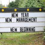 The sign outside the care center tells part of the recent story. (Susan Riemer Photo)