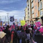 Participants make their way along the route during last years march. (Jenna Riggs photo)