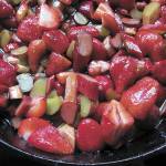 HOME & GARDEN: Cast Iron Cookery - Strawberry-Rhubarb Upside-Down Cake