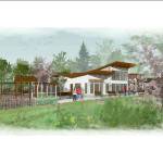 An architects rendering of Creekside Village, the proposed affordable housing project intended for Gorsuch Road. (Shelter America Group/Courtesy Photo)