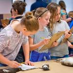 Young students learn about birds from island expert