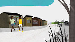 Trine Habjorgs film, When I Hear the Birds Sing, tells the story of how war has affected children from the Ivory Coast. The film will be shown in the first edition of the Conscious Cartoons, and organizer Bill Jarcho wants to bring the Norwegian filmmaker, along with others, to Vashon. (Courtesy Photo)