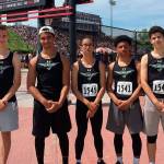 Alex Lee, Noah Edmunds, Evan Stephanick, Kalen Cunningham and Sol Dehnert representing VHS at State last weekend. (Kevin Ross Photo)